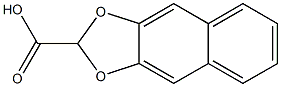 naphtho[2,3-d][1,3]dioxole-2-carboxylic acid 구조식 이미지