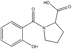 1-(2-hydroxybenzoyl)pyrrolidine-2-carboxylic acid Structure
