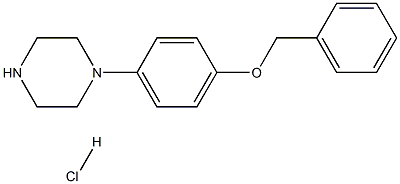1-(4-Benzyloxyphenyl)piperazine HCl 구조식 이미지