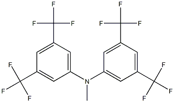 di[3,5-di(trifluoromethyl)phenyl]methylamine Structure