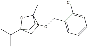 2-[(2-chlorobenzyl)oxy]-4-isopropyl-1-methyl-7-oxabicyclo[2.2.1]heptane Structure