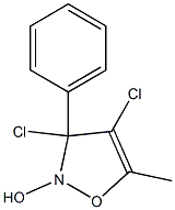 3,4-dichloro-5-methyl-3-phenyl-2(3H)-isoxazolol Structure