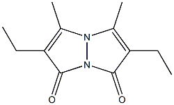 2,6-diethyl-3,5-dimethyl-1H,7H-pyrazolo[1,2-a]pyrazole-1,7-dione 구조식 이미지