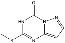 2-(methylthio)-3,4-dihydropyrazolo[1,5-a][1,3,5]triazin-4-one Structure