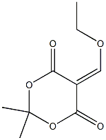2,2-Dimethyl-5-ethoxymethylene-1,3-dioxane-4,6-dione Structure