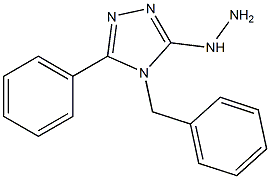 4-benzyl-3-hydrazino-5-phenyl-4H-1,2,4-triazole Structure