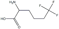 2-amino-6,6,6-trifluorohexanoic acid Structure