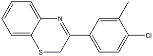 3-(4-chloro-3-methylphenyl)-2H-1,4-benzothiazine Structure
