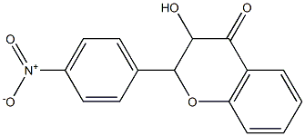 3-hydroxy-2-(4-nitrophenyl)chroman-4-one Structure