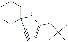 N-(tert-butyl)-N'-(1-ethynylcyclohexyl)urea Structure