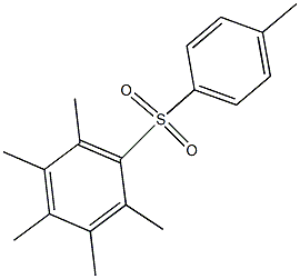 1,2,3,4,5-pentamethyl-6-[(4-methylphenyl)sulfonyl]benzene Structure