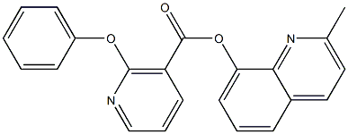 2-methyl-8-quinolyl 2-phenoxynicotinate Structure