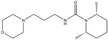 (2R,6S)-2,6-dimethyl-N-(3-morpholinopropyl)tetrahydro-1(2H)-pyridinecarboxamide Structure