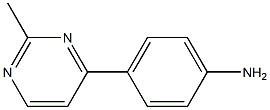 4-(2-methylpyrimidin-4-yl)aniline 구조식 이미지