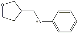 N-(tetrahydrofuran-3-ylmethyl)aniline 구조식 이미지