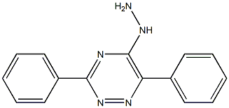 5-hydrazino-3,6-diphenyl-1,2,4-triazine 구조식 이미지