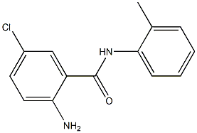 2-amino-5-chloro-N-(2-methylphenyl)benzenecarboxamide Structure