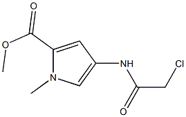 methyl 4-[(chloroacetyl)amino]-1-methyl-1H-pyrrole-2-carboxylate 구조식 이미지