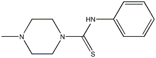 4-methyl-N-phenyltetrahydro-1(2H)-pyrazinecarbothioamide 구조식 이미지