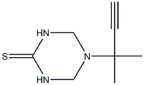 5-(1,1-dimethylprop-2-ynyl)-1,3,5-triazinane-2-thione Structure