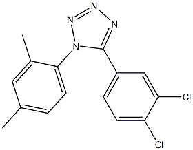 5-(3,4-dichlorophenyl)-1-(2,4-dimethylphenyl)-1H-1,2,3,4-tetraazole 구조식 이미지