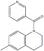 [6-methyl-3,4-dihydro-1(2H)-quinolinyl](3-pyridinyl)methanone 구조식 이미지