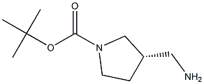 tert-butyl (3S)-3-(aminomethyl)pyrrolidine-1-carboxylate Structure
