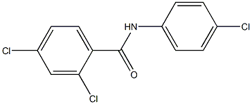 2,4-dichloro-N-(4-chlorophenyl)benzenecarboxamide Structure