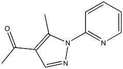 1-[5-methyl-1-(2-pyridyl)-1H-pyrazol-4-yl]ethan-1-one Structure