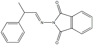 2-[(2-phenylpropylidene)amino]isoindoline-1,3-dione Structure