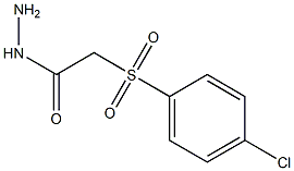 2-[(4-chlorophenyl)sulfonyl]acetohydrazide Structure