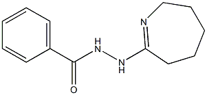 N'-(3,4,5,6-tetrahydro-2H-azepin-7-yl)benzenecarbohydrazide Structure