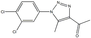 1-[1-(3,4-dichlorophenyl)-5-methyl-1H-1,2,3-triazol-4-yl]ethan-1-one Structure