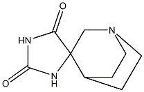 2'H,5'H-spiro[4-azabicyclo[2.2.2]octane-2,4'-imidazolidine]-2',5'-dione 구조식 이미지