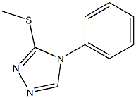 3-(methylthio)-4-phenyl-4H-1,2,4-triazole 구조식 이미지