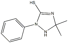 5,5-dimethyl-2-phenyl-2,5-dihydro-1H-1,2,4-triazole-3-thiol Structure