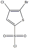 2-Bromo-3-chlorothiophene-5-sulphonyl chloride Structure