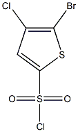 2-Bromo-3-chlorothiophene-5-sulphonyl chloride 구조식 이미지