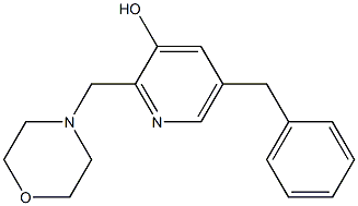 5-benzyl-2-(morpholinomethyl)pyridin-3-ol 구조식 이미지