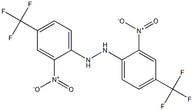 1,2-di[2-nitro-4-(trifluoromethyl)phenyl]hydrazine Structure