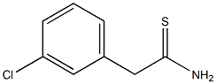 2-(3-chlorophenyl)ethanethioamide 구조식 이미지