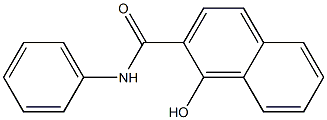 N2-phenyl-1-hydroxy-2-naphthamide 구조식 이미지