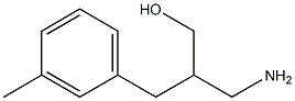 3-amino-2-(3-methylbenzyl)propan-1-ol 구조식 이미지
