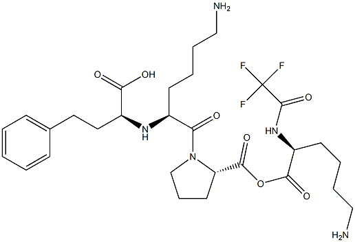LISINOPRIL Ttrifluoroacetyl-L-lysine Structure