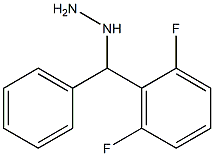 1-((2,6-difluorophenyl)(phenyl)methyl)hydrazine 구조식 이미지
