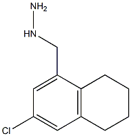 1-((6-chloro-1,2,3,4-tetrahydronaphthalen-8-yl)methyl)hydrazine Structure