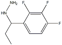 1-(1-(2,3,4-trifluorophenyl)propyl)hydrazine Structure
