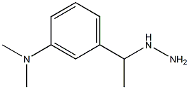 1-(1-(3-dimethylaminophenyl)ethyl)hydrazine Structure