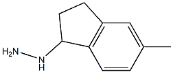 1-(2,3-dihydro-5-methyl-1H-inden-1-yl)hydrazine Structure