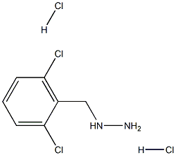 1-(2,6-dichlorobenzyl)hydrazine dihydrochloride Structure